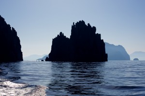 Basalt Islands Silhouette