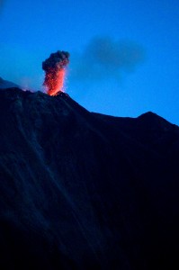 Stromboli Erupts